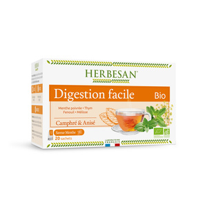 HERBESAN INFUSION DIGESTION FACILE BIO - 20 sachets 05 - COMPLEMENTS ALIMENTAIRES