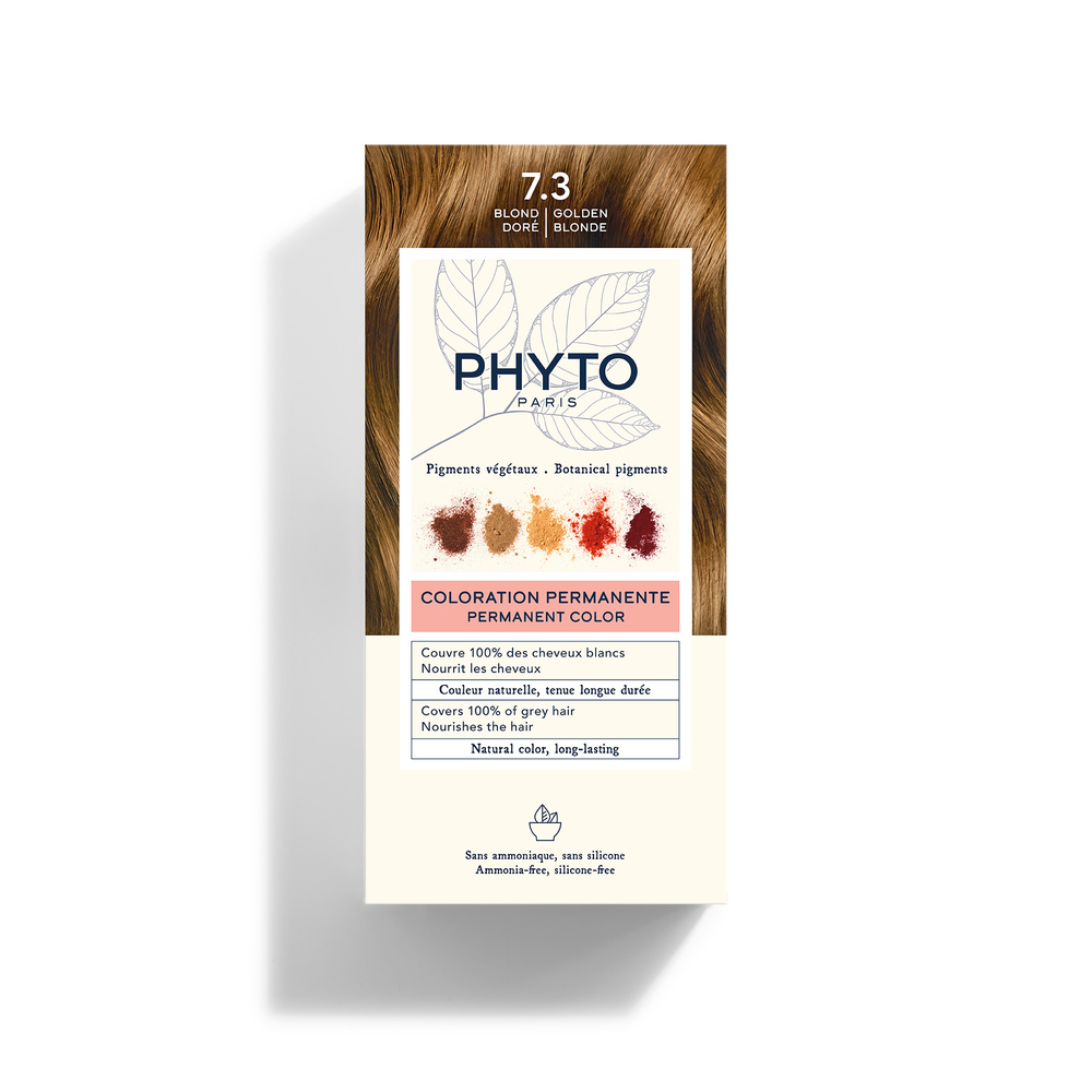 Phyto - Coloration Permanente 7.3 Blond Doré Kit coloration 112 ml