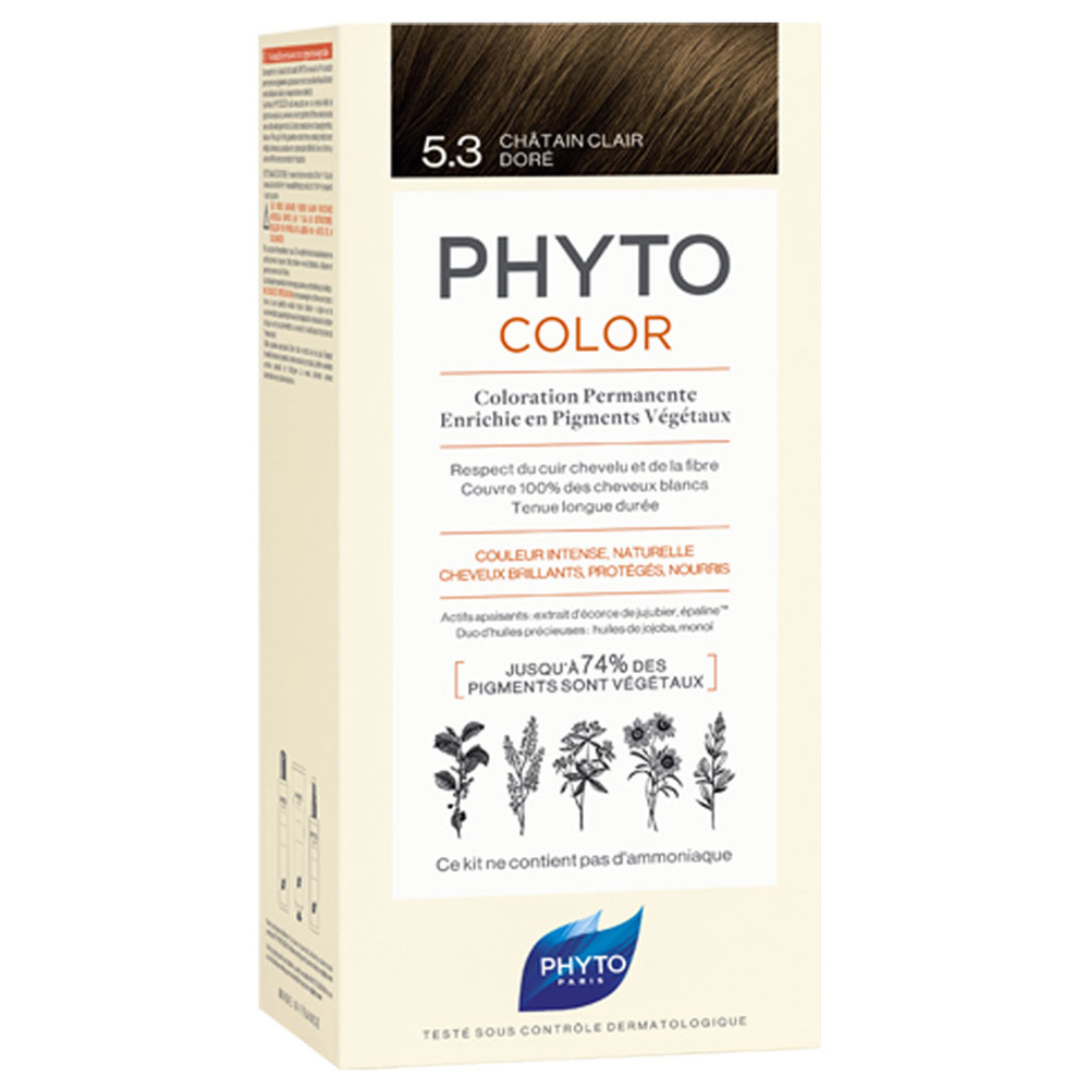Phyto Coloration 5.3 - Chatain Clair Doré