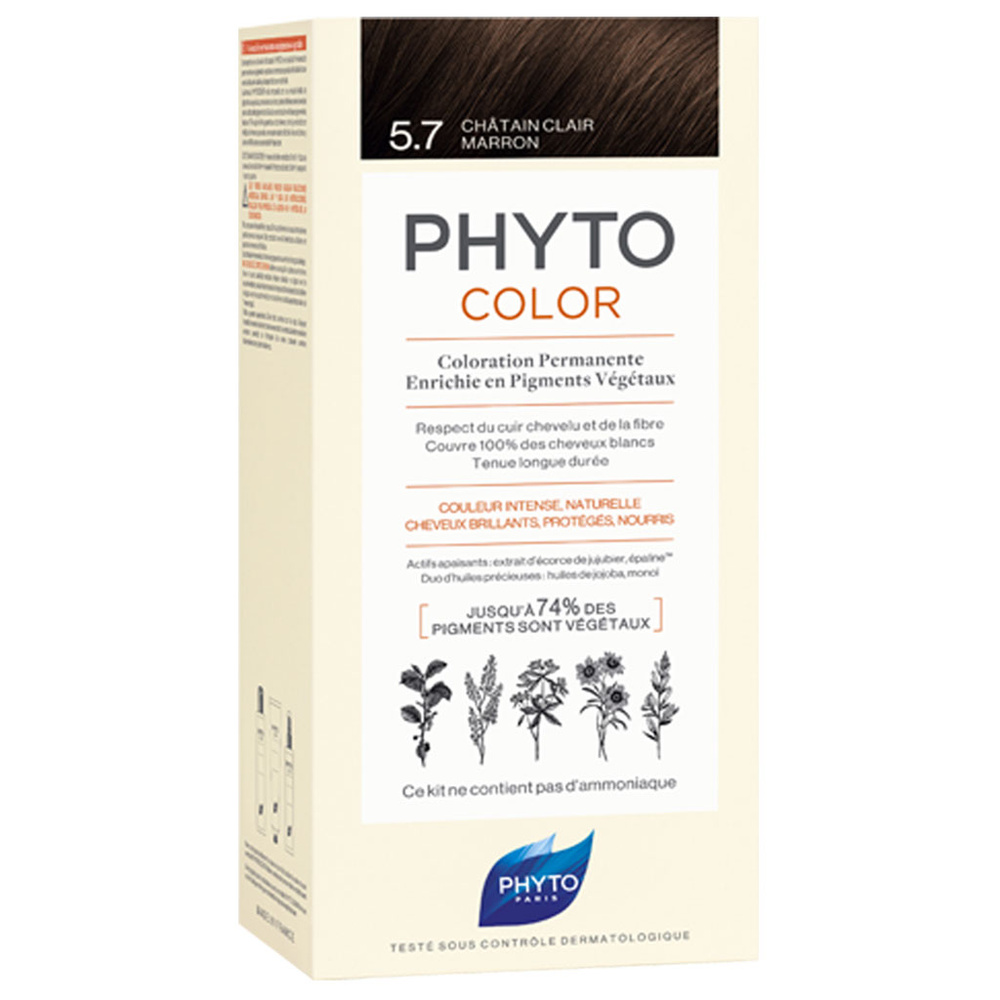 Phyto Coloration 5.7 - Chatain Clair Marron