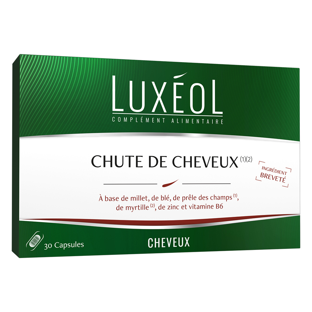 Luxéol - Luxeol Chute de cheveux Complément alimentaire 30 un