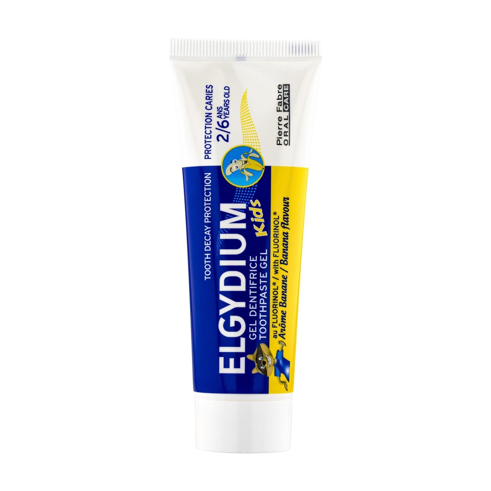 Oral Care Elgydium Kids Protection Caries Banane Tube 50 ml