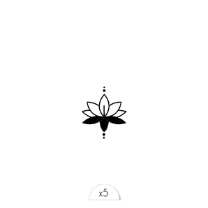 Lotus Tatouage éphémère