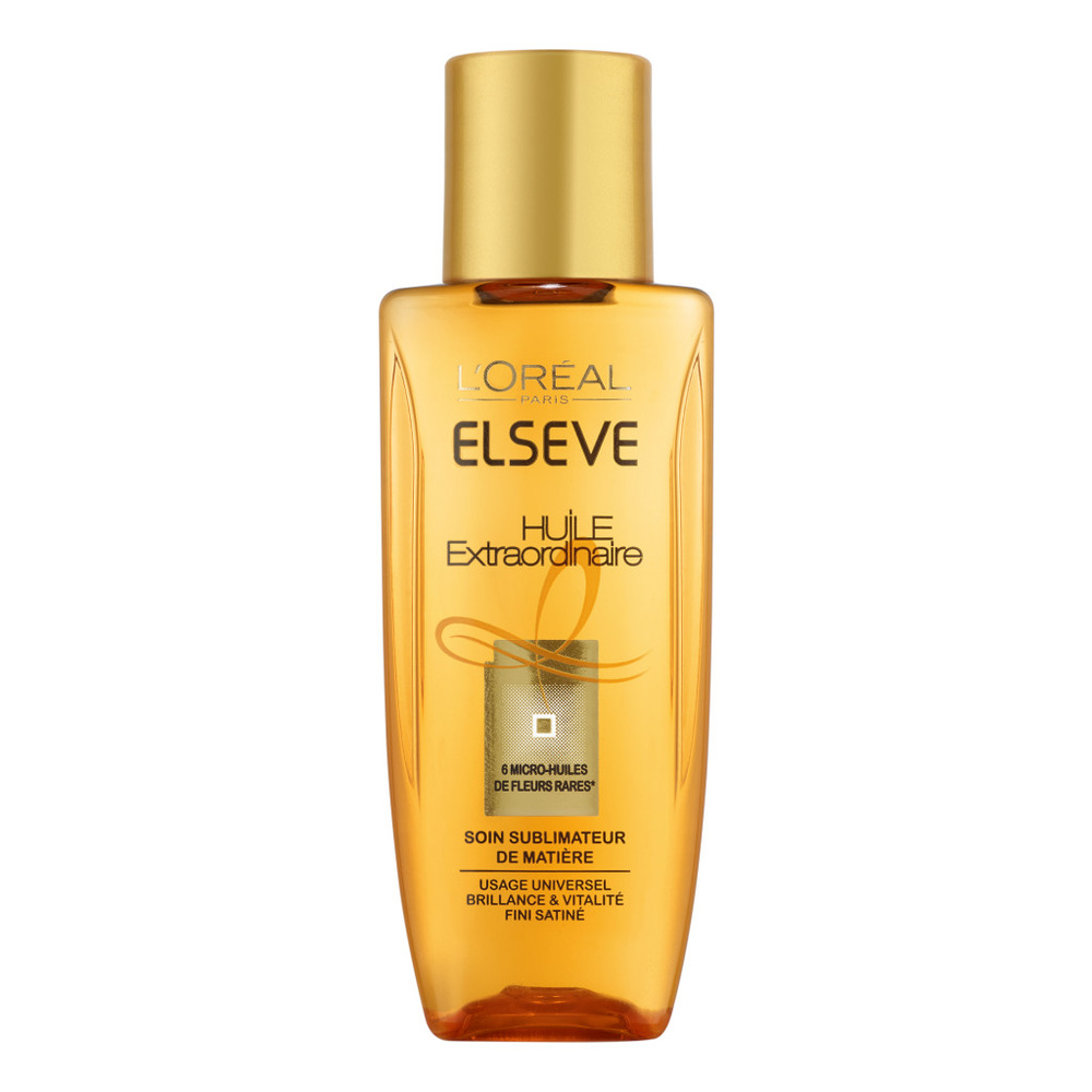 L'Oréal Paris - Elseve Huile Extraordinaire Soin huile cheveux sublimatrice enrichie en 6 huiles de fleurs rares 50 ml