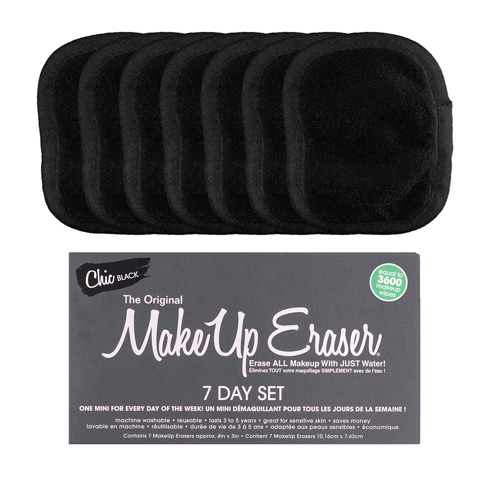 Make Up Eraser Make up eraser Set de 7 jours chaque serviette mesure environ 10cm x 7,6cm