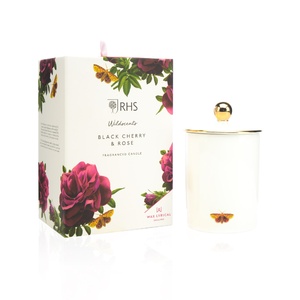 W/F Ceramic Black Cherry & Rose Bougie Parfumée Céramique 