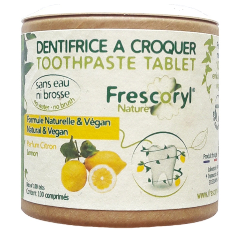 Frescoryl Dentifrice à croquer Goût citron