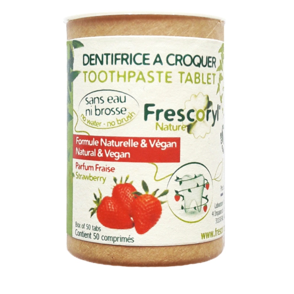 Frescoryl Dentifrice à croquer Goût fraise