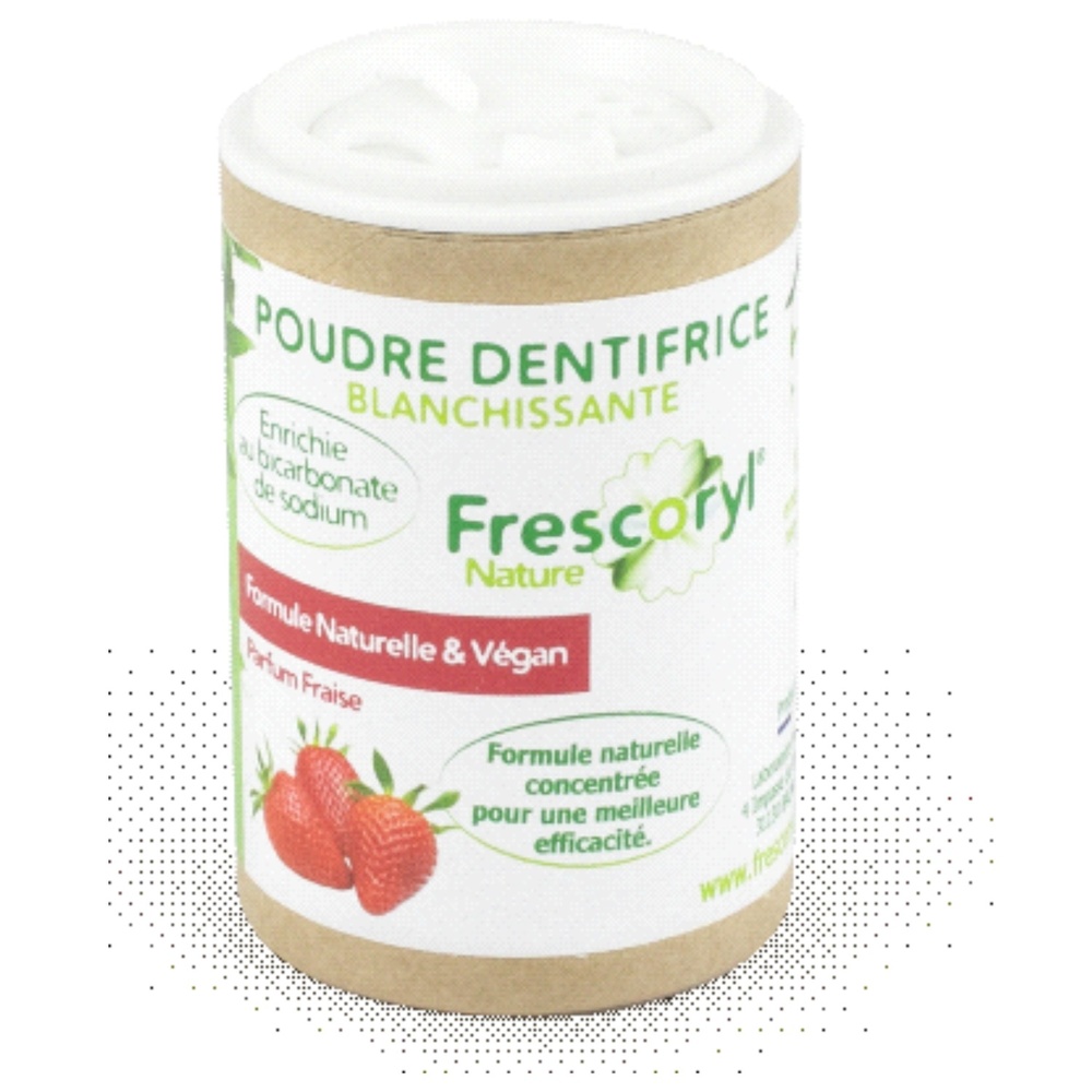 Frescoryl Dentifrice en poudre Goût fraise