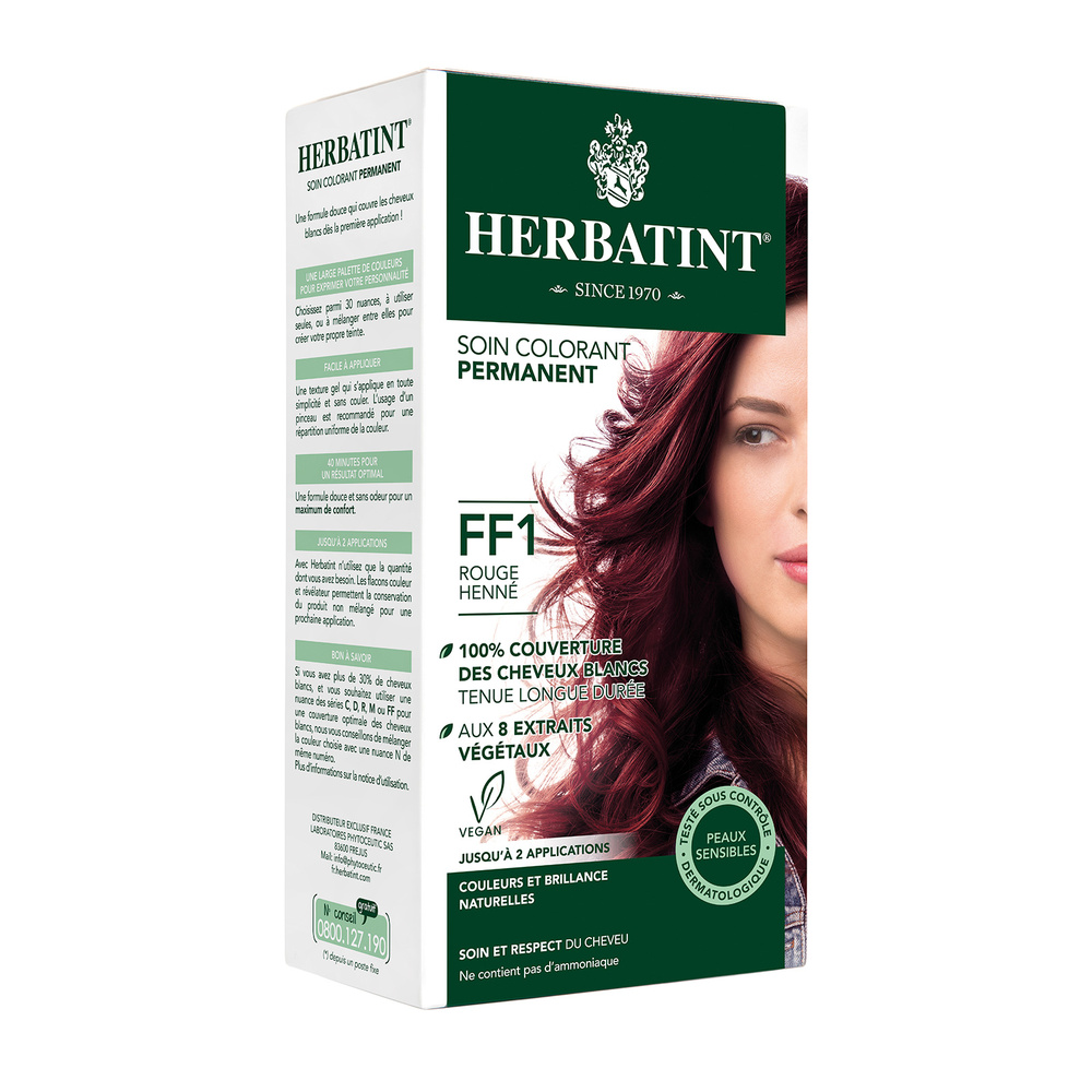 Herbatint Coloration Permanente FF1 ROUGE HENNE