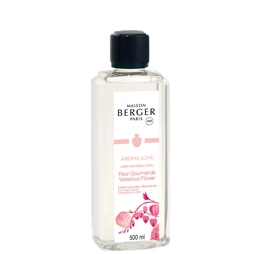 Maison Berger Aroma Recharge parfum pour lampe 500ml LOVE àbase d'huiles essentielles d'ylang ylange
