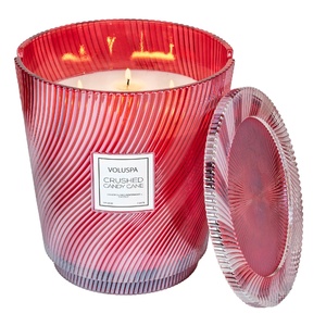 Crushed Candy Cane 5 Wick Hearth Candle BOUGIE 
