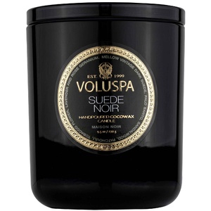 Suede Noir Classic Candle BOUGIE