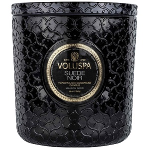 Suede Noir Luxe Candle BOUGIE 