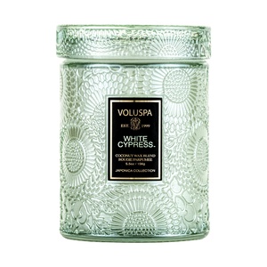 White Cypress Small Jar Candle BOUGIE 