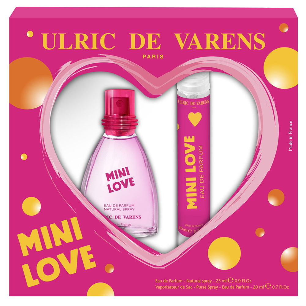 Ulric de Varens Mini Coffret Eau de Parfum 25ml, Purse Spray20ml