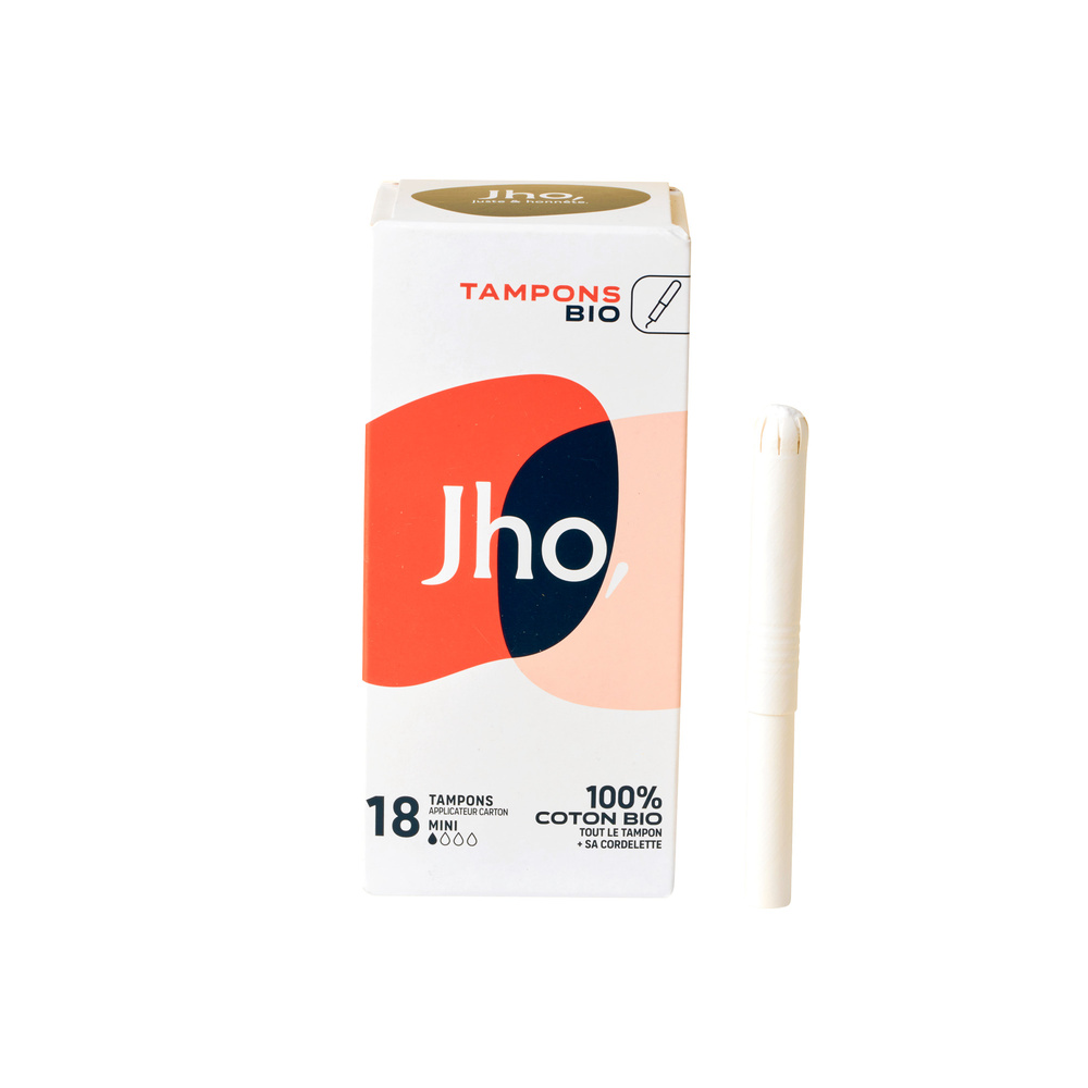 Jho Tampons Tampons avec applicateur carton - mini /boîte de 18 tampons