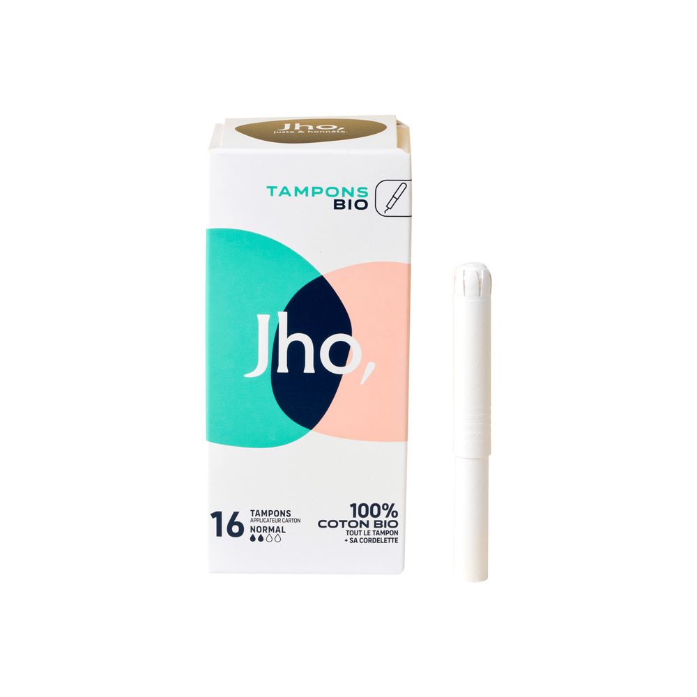 Jho Tampons Tampons avec applicateur carton - normal/ boîte de 16 tampons
