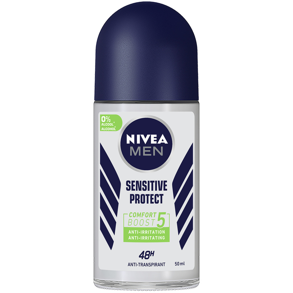 nivea - PROTECT SENSITIVE - Déodorant spray Anti-transpirant 48H homme 50 ml