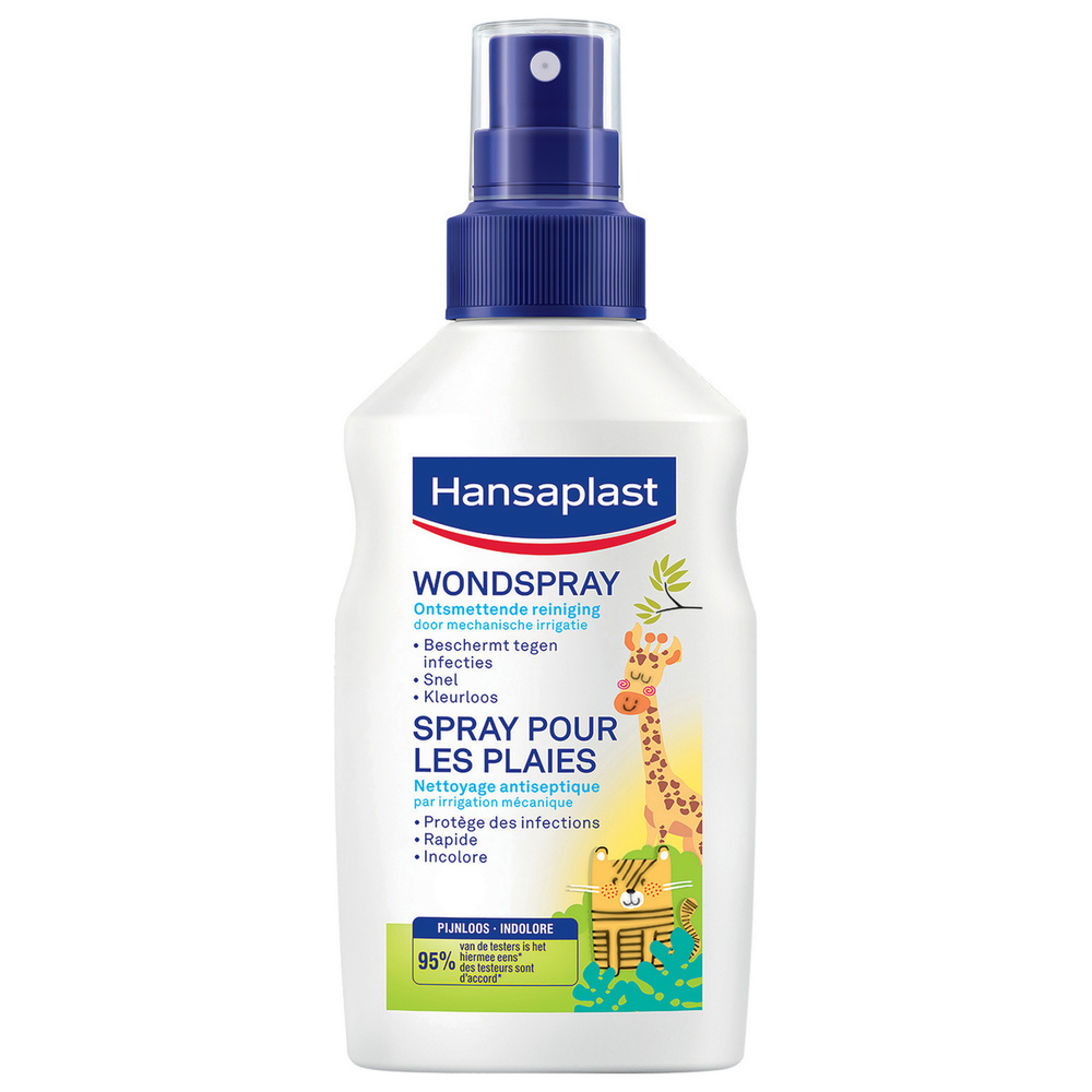 hansaplast Premiers secours Spray antiseptique pour les Plaies Enfants - 100ml