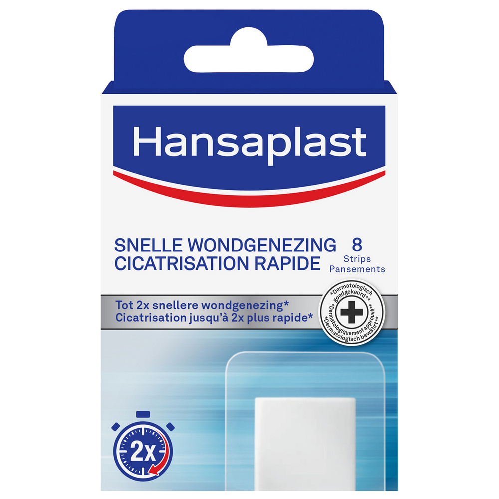 hansaplast Pansements Cicatrisation Rapide - Grand Format - 8pansements