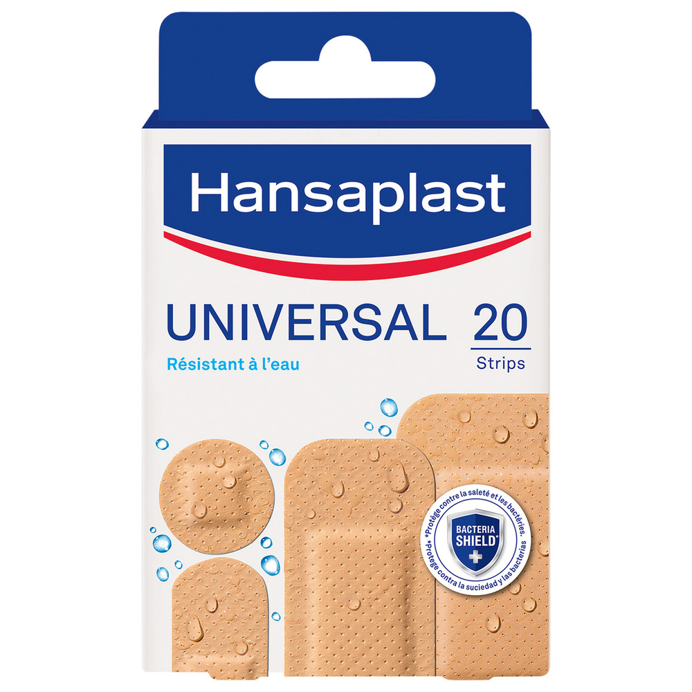 hansaplast Pansements Pansements Universal Lavables x20 - 4 Tailles