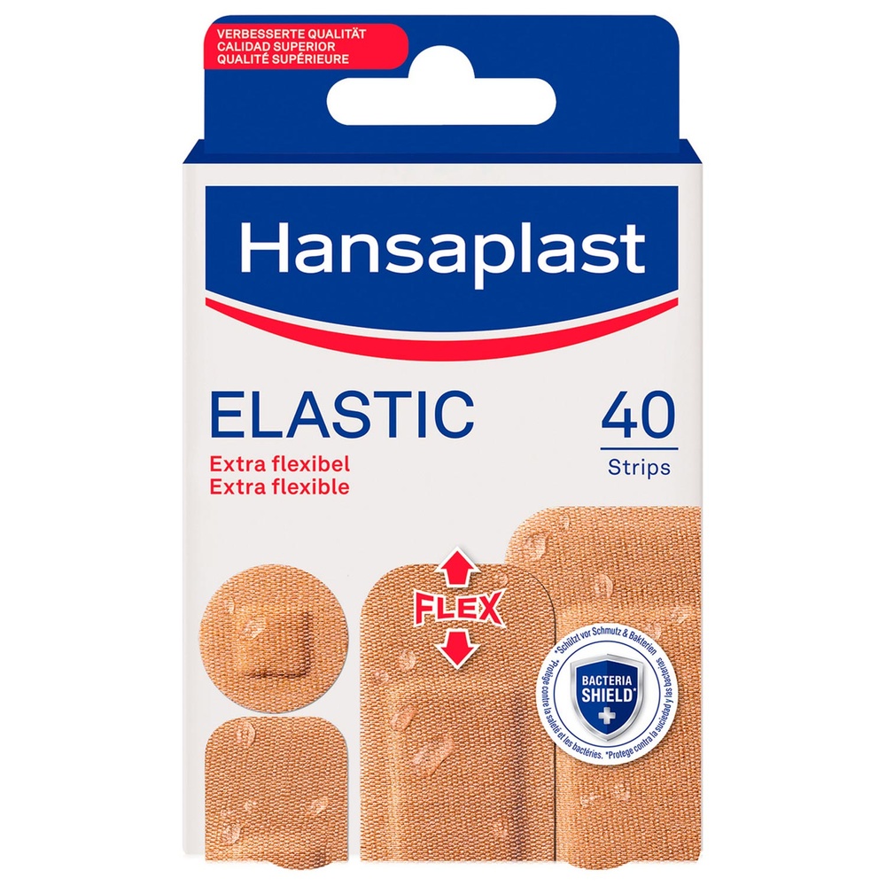 hansaplast Pansements Pansements Elastic x40 - 4 tailles