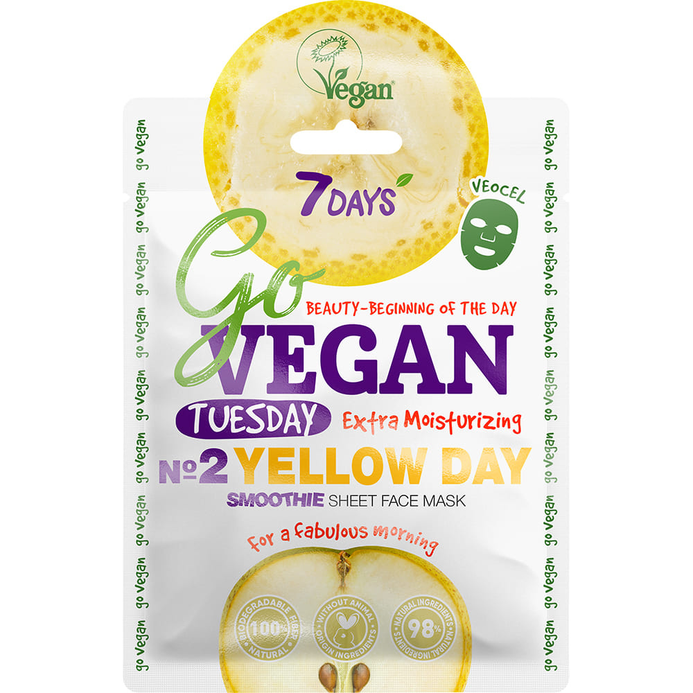 7days Go Vegan Masque tissu 25 g