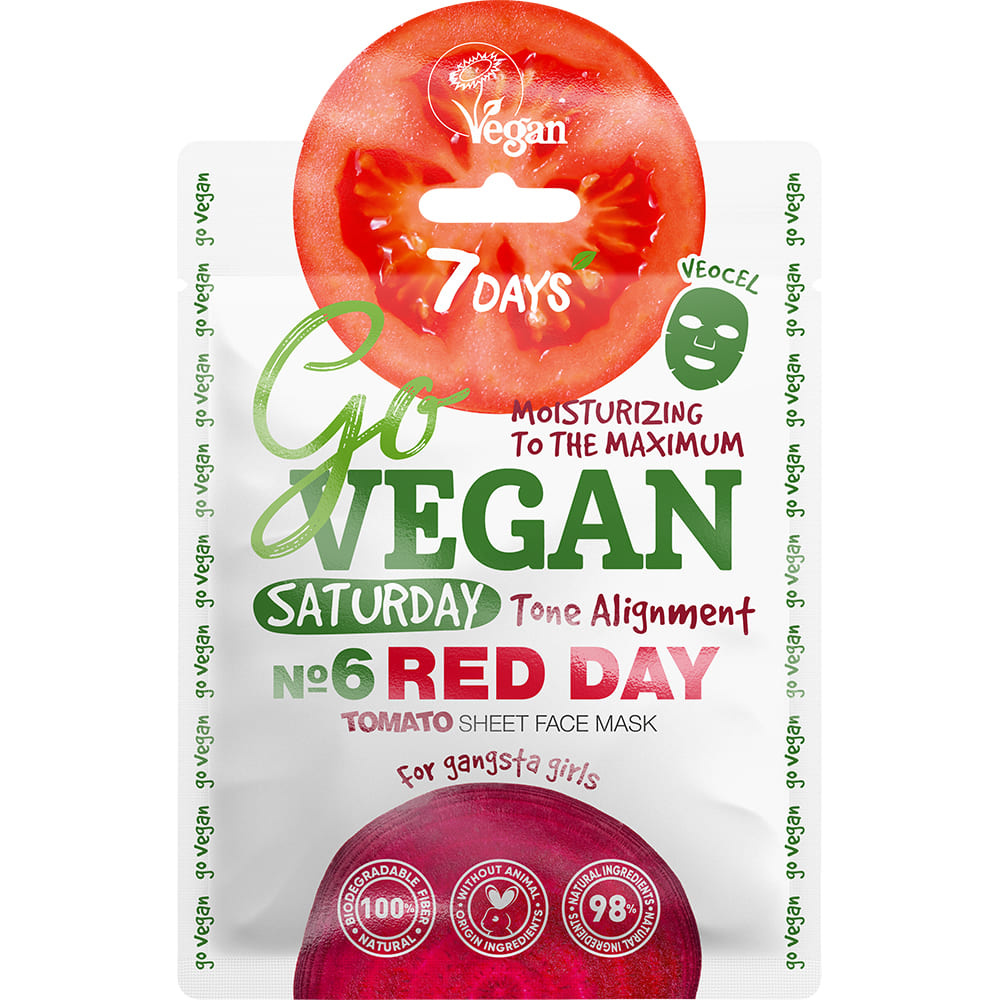 7days Go Vegan Masque tissu 25 g