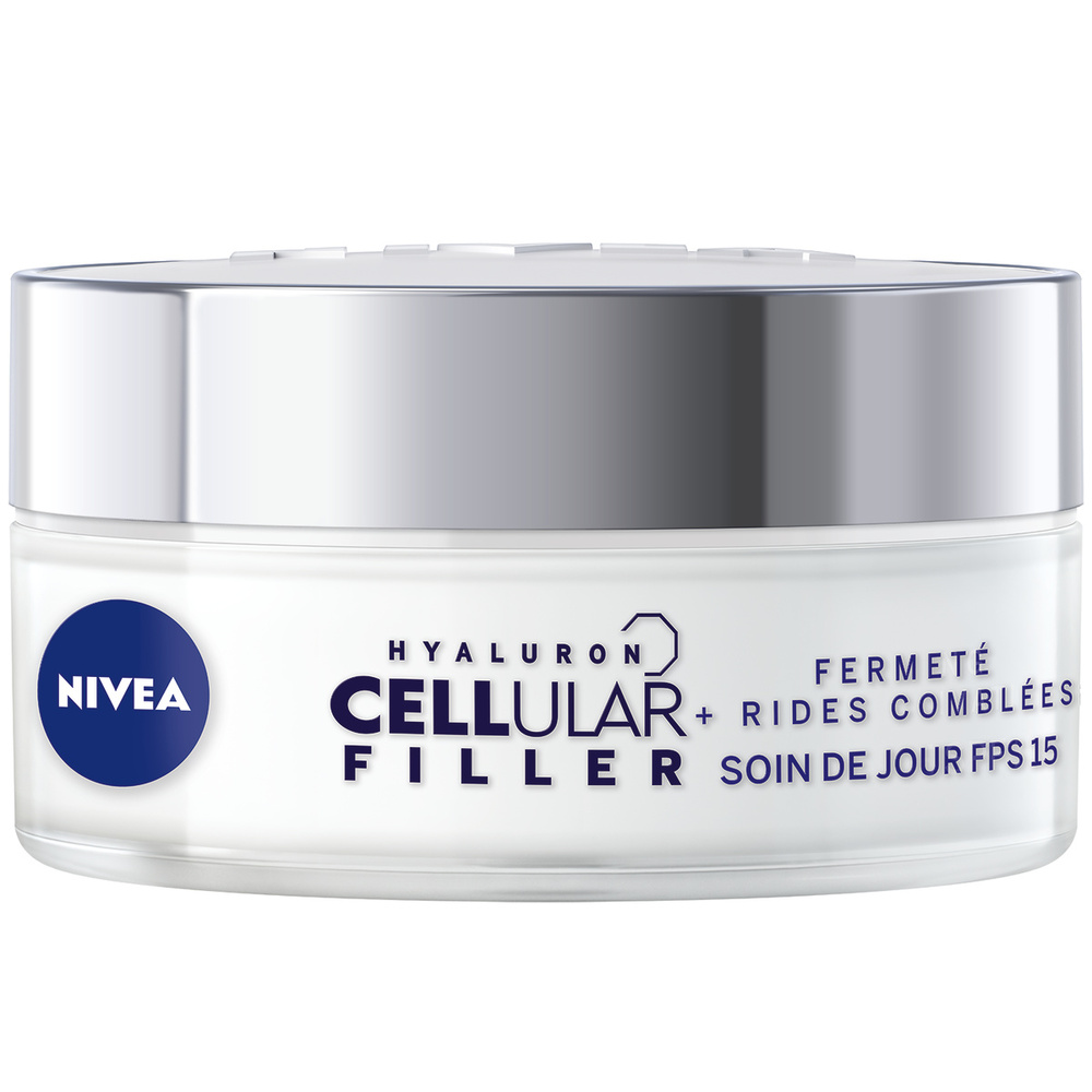 nivea Hyaluron cellular filler Crème de jour Anti-âge Fermeté Acide Hyaluronique FPS15 50ml