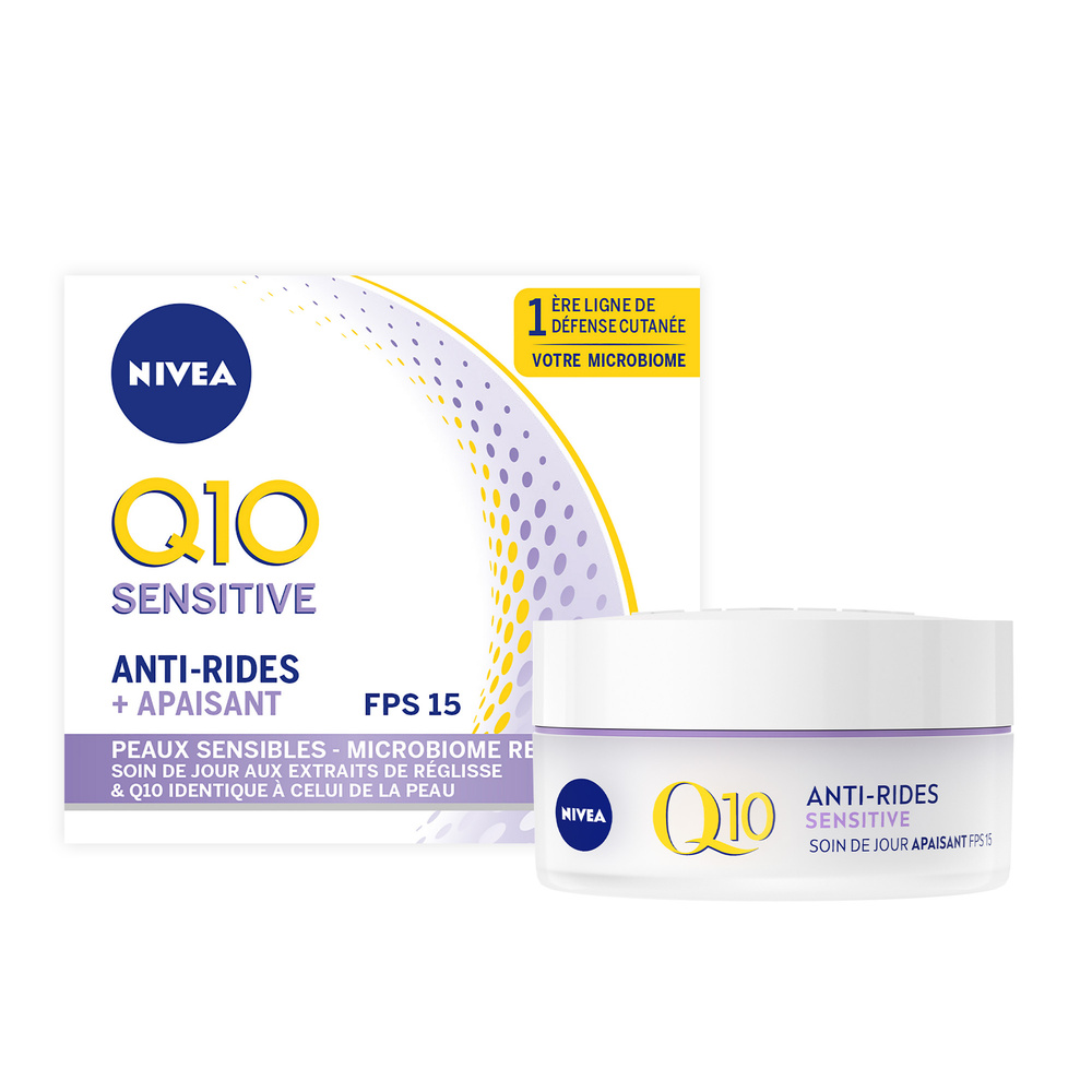 nivea - Q10 POWER - Crème jour Sensitive visage anti-âge 50 ml