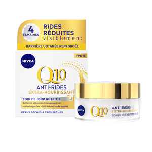 Q10 POWER - Crème de jour extra-nourrissant Soin visage anti-âge peaux sèches
