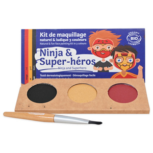 Kit de maquillage 3 couleurs Namaki - Princesse & licorne