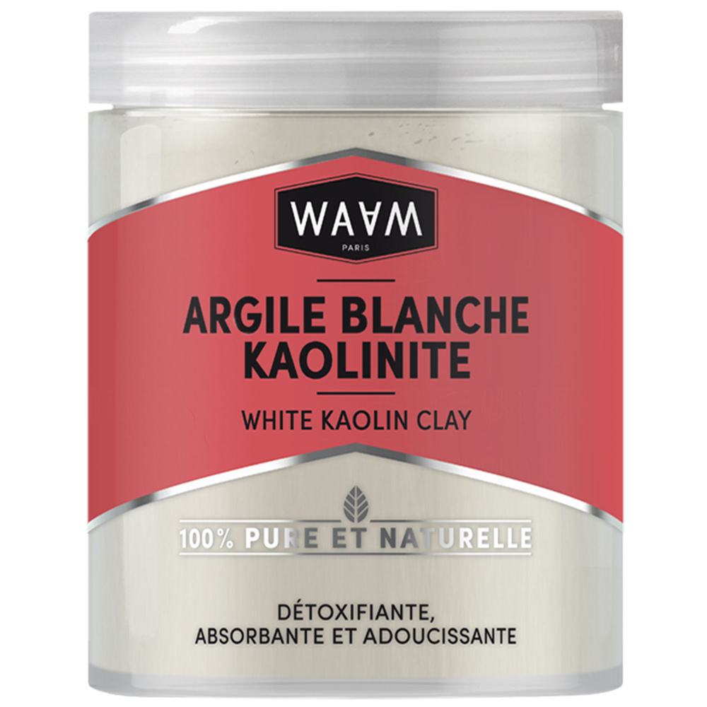 waam Les ingrédients cosmetiques Argile Blanche Kaolinite 150g
