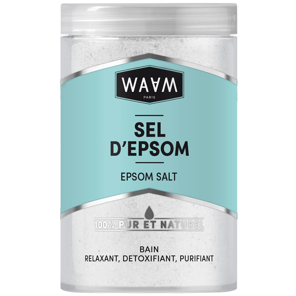 waam Les ingrédients cosmetiques Sel d'Epsom (Sulfate de Magnésium) 400g