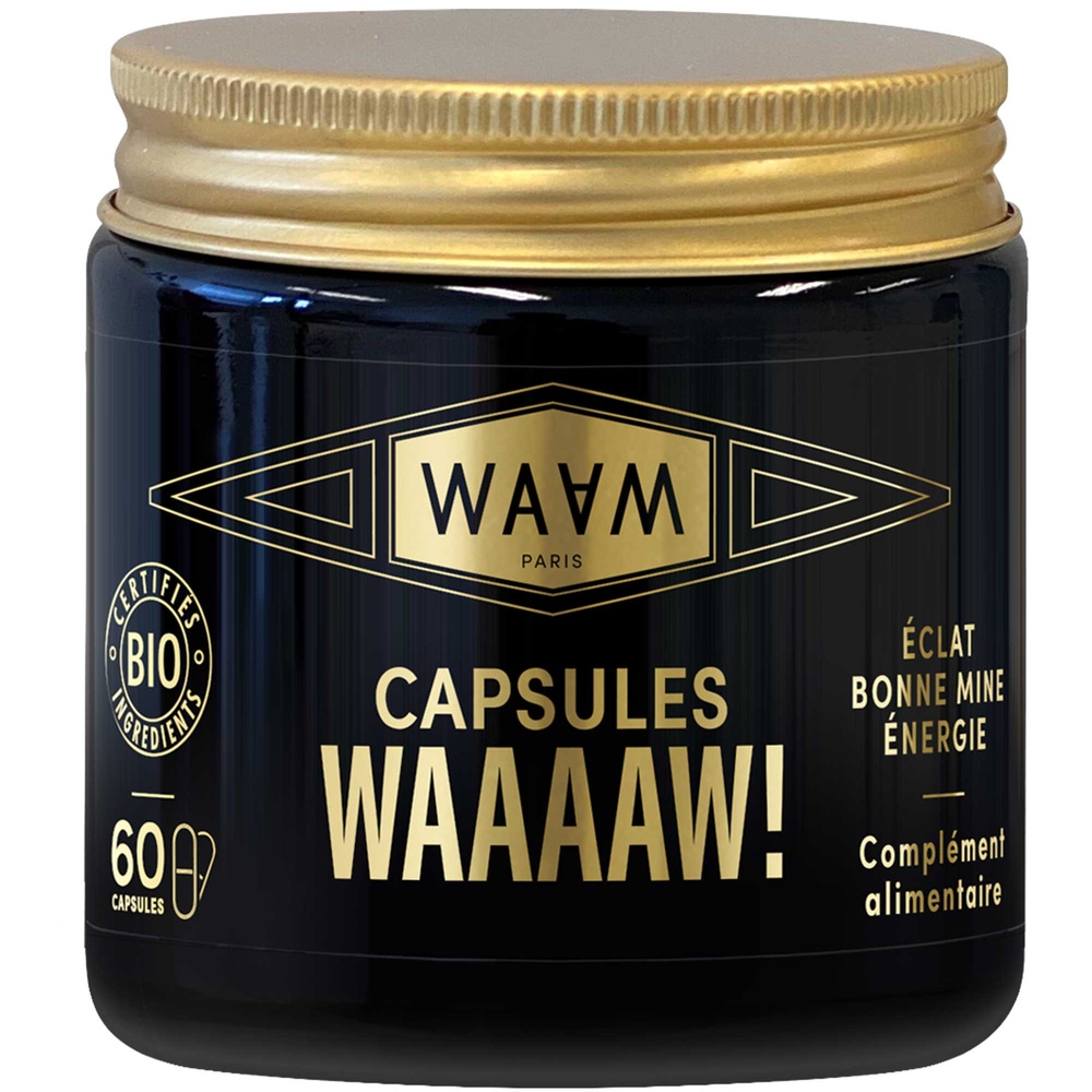 waam Les ingrédients cosmetiques Capsules WAAAAW! 50g