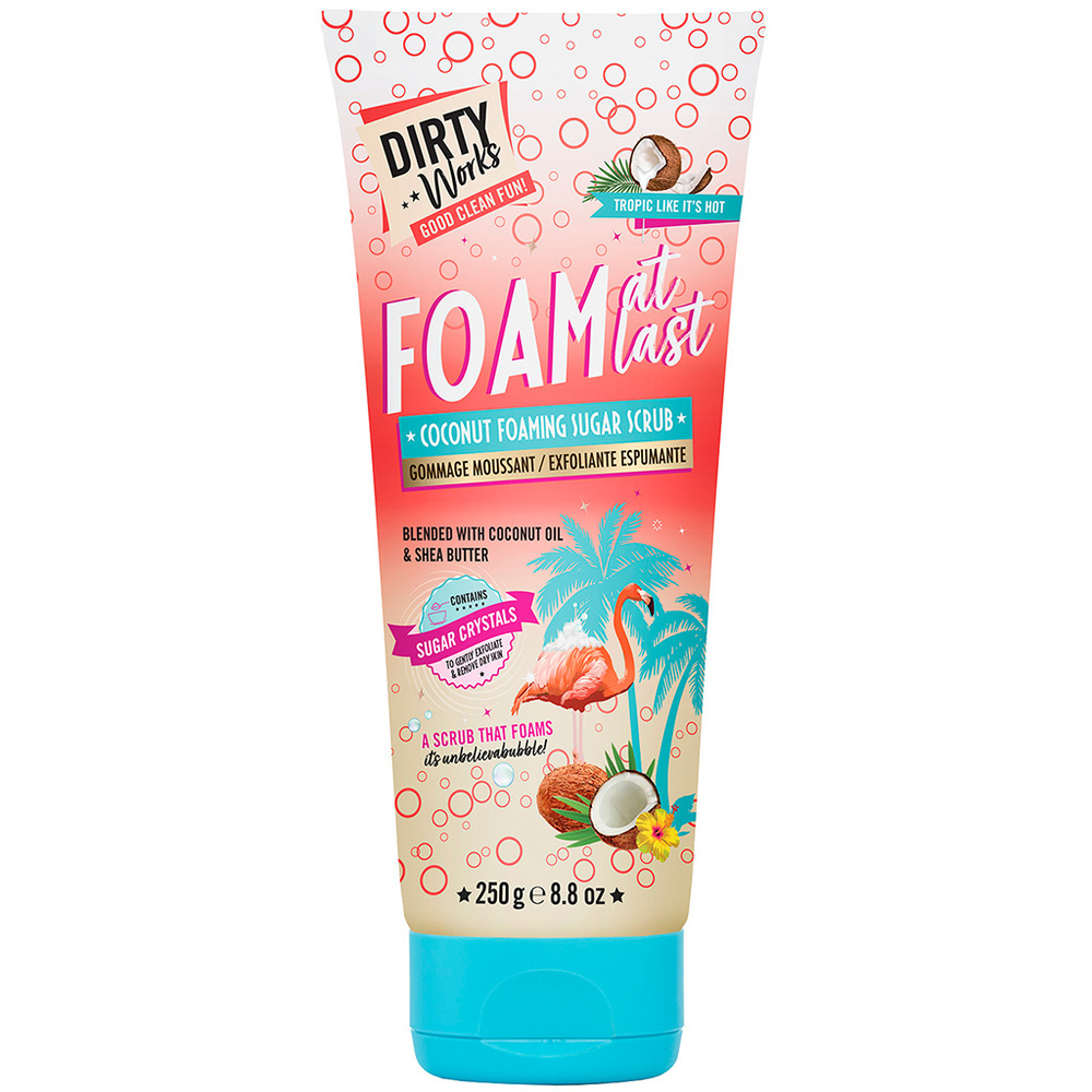 dirty works Tropic Like it's Hot Gommage Coco moussant au sucre 200ml