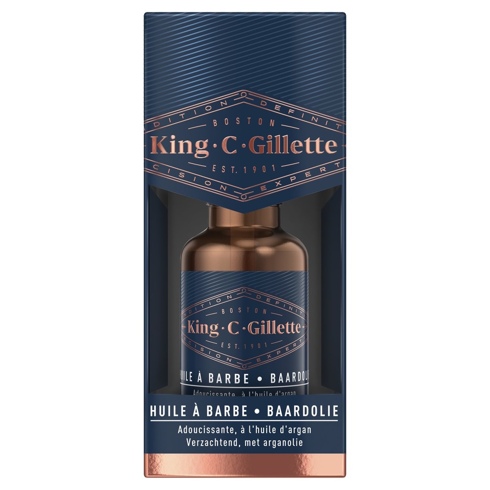 gillette - Gillette King C. Huile À Barbe, 30 ml Soin 30 ml