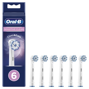 Oral-B Sensitive Clean Brossette, 6 Brossettes De Rechange