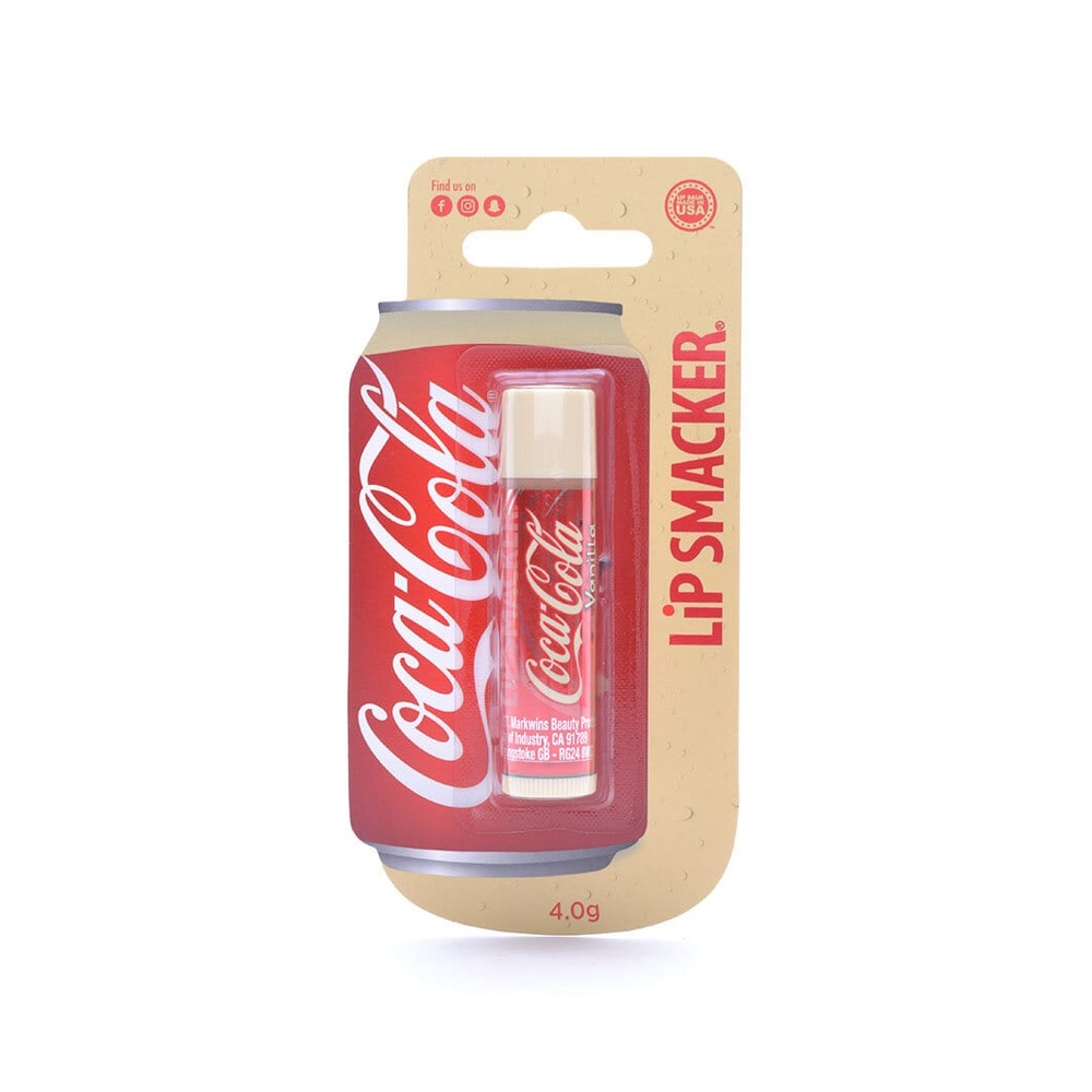 lip smacker Baume à lèvres Goût Coca Cola Vanille - 4g
