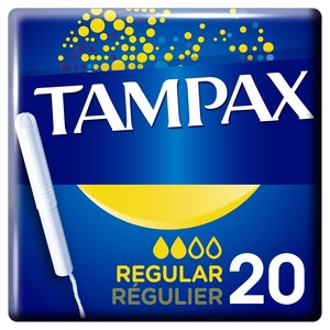 Tampax Régulier Tampons Applicateur 20 Tampons