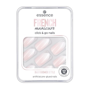 FRENCH manicure click & go nails faux ongles pré-encollés 02 babyboomer style Faux Ongles 