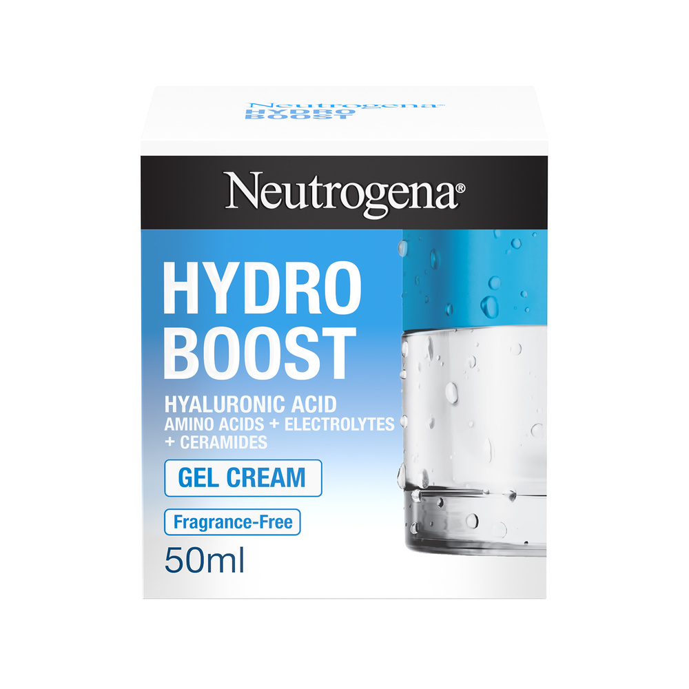 neutrogena visage - Hydro Boost Gel-Crème Hydratant Visage à  l'Acide Hyaluronique, 50ml