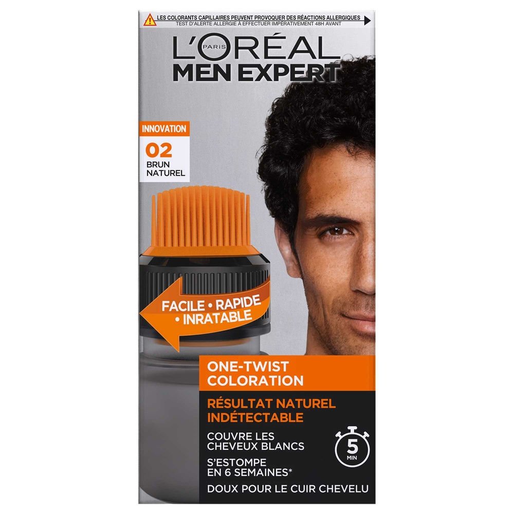 L'Oréal Paris - L'Oréal Paris Men Expert One-Twist coloration brun naturel Coloration pour homme 1 unité