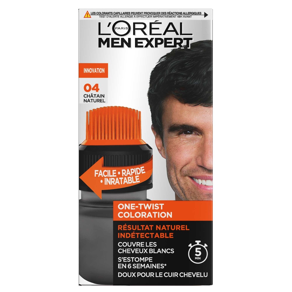 L'Oréal Paris - L'Oréal Paris Men Expert One-Twist coloration châtain naturel Coloration pour homme 1 unité
