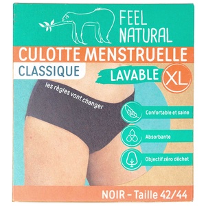Culotte menstruelle Classique - taille XL (42/44) Culotte menstruelle 