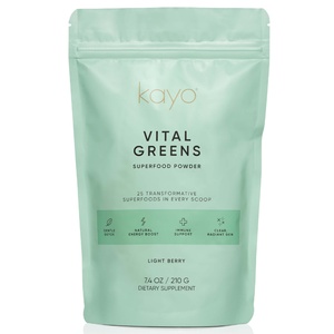 VITAL GREENS Powder Supplement Drink Mix 