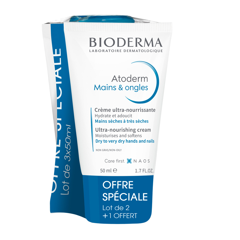 Bioderma Atoderm ATODERM CREME MAINS 50 ML LOT DE 3 Mixte