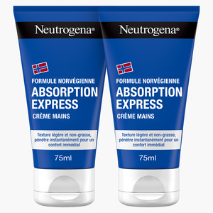 Neutrogena Duo Crème Mains Absorption Express 2 x 75 ml Crème