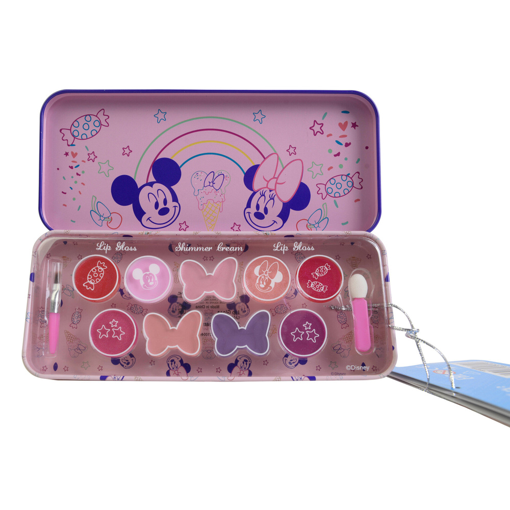 Disney - Minnie Cosmic Candy Lip & Face Tin Coffret de maquillage Coffret de maquillage Disney Minnie Mouse - 11 Unités 1 unité